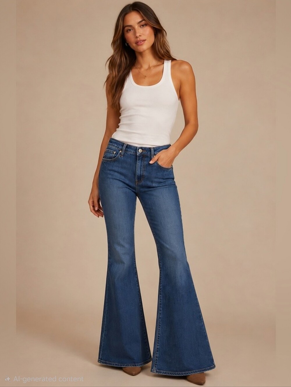 AG Adriano Goldschmied The Bell Flare Leg Jeans Sz 27R